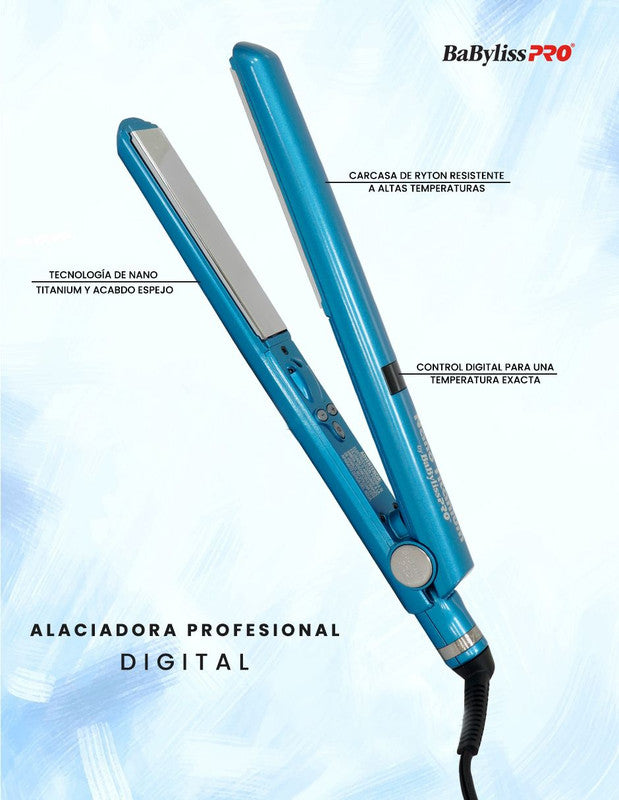 ALACIADORA 1" DIGITAL NANO TITANIUM