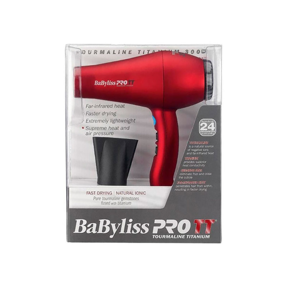 Secadora Profesional BabylissPRO Turmalina 1900 W Rojo