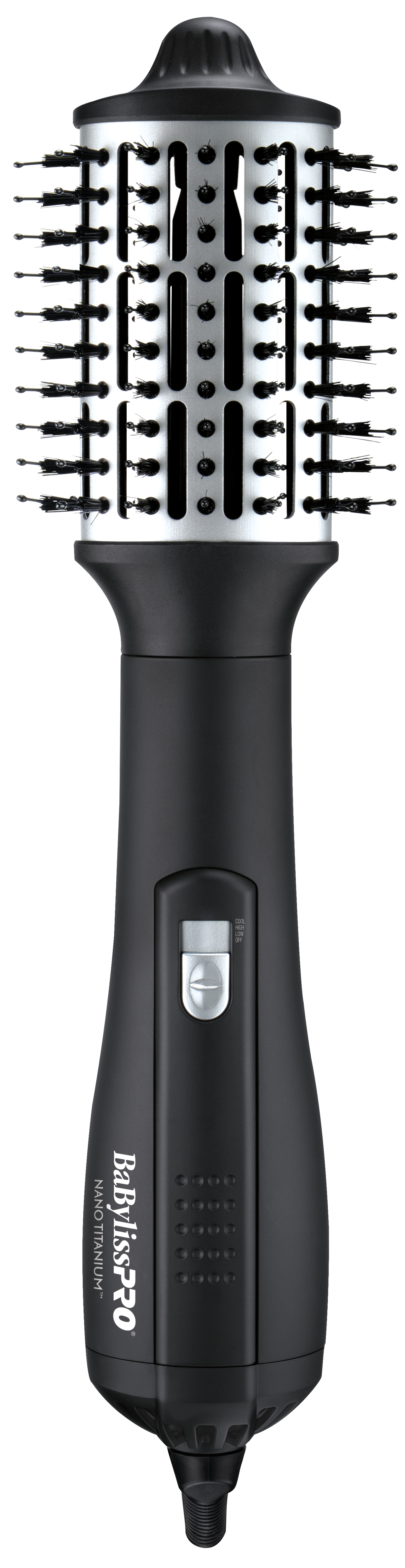 BaBylissPRO Combo Cepillo de Aire 2.5" + Alaciadora Doble Iónica 1 1/4" Matte Black – Edición Especial
