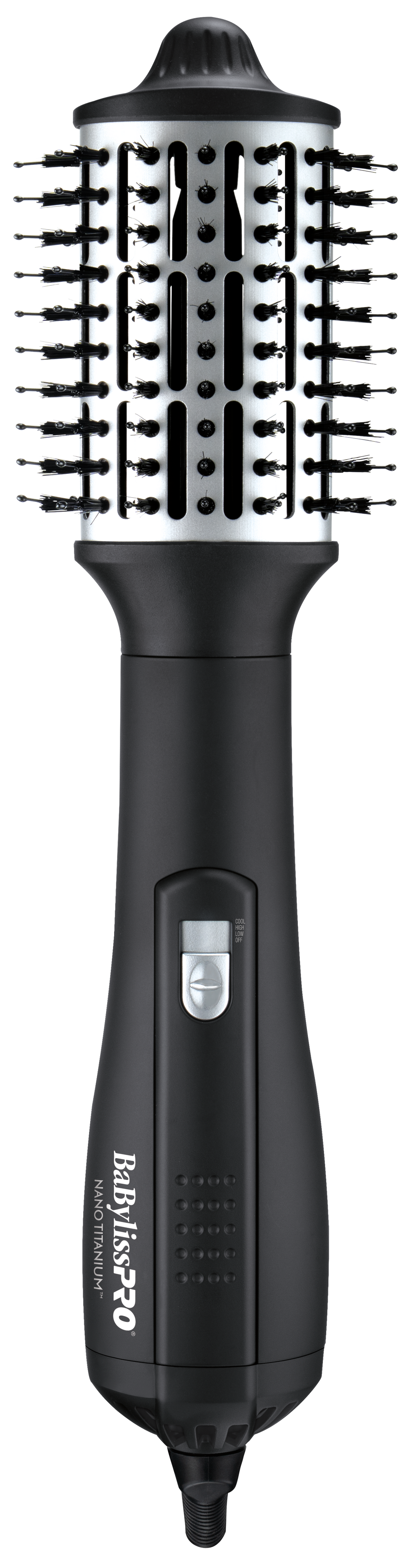 BaBylissPRO Combo Cepillo de Aire 2.5" + Alaciadora Doble Iónica 1 1/4" Matte Black – Edición Especial