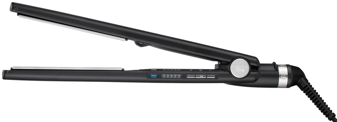 BaBylissPRO Combo Cepillo de Aire 2.5" + Alaciadora Doble Iónica 1 1/4" Matte Black – Edición Especial