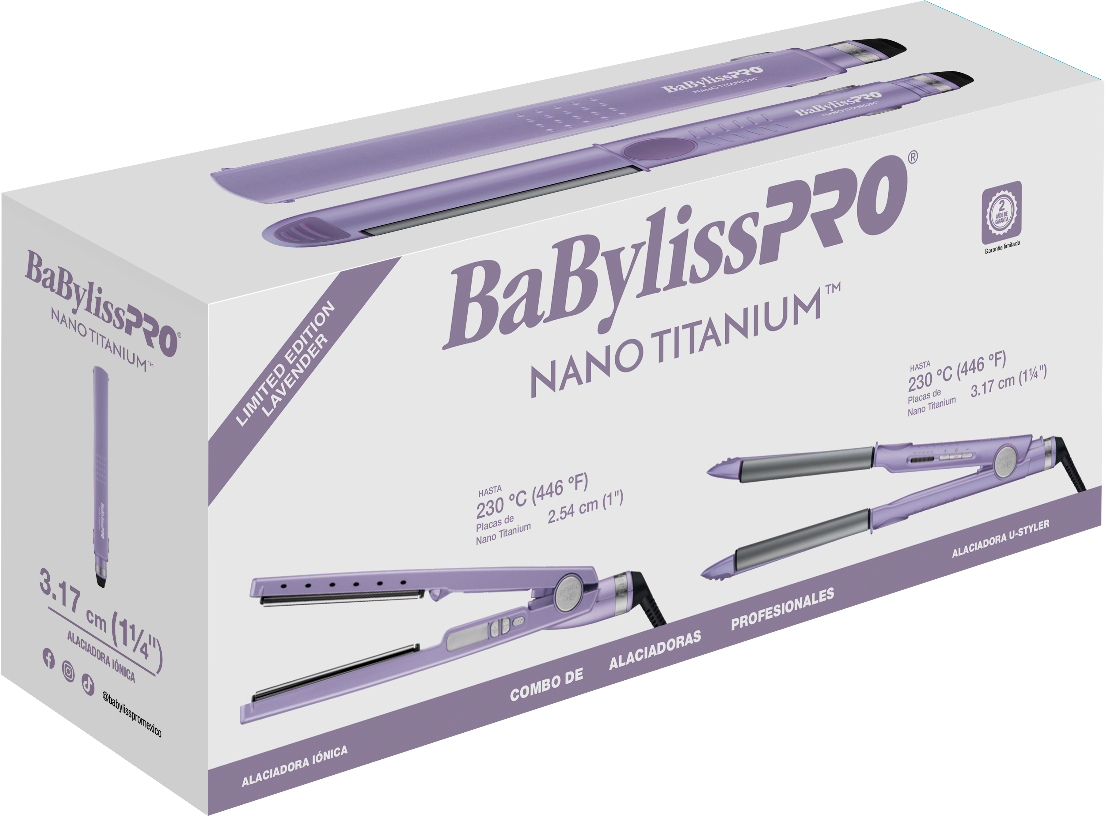 Combo BabylissPRO Edición Especial Lavender – Doble Poder Profesional para tu Cabello
