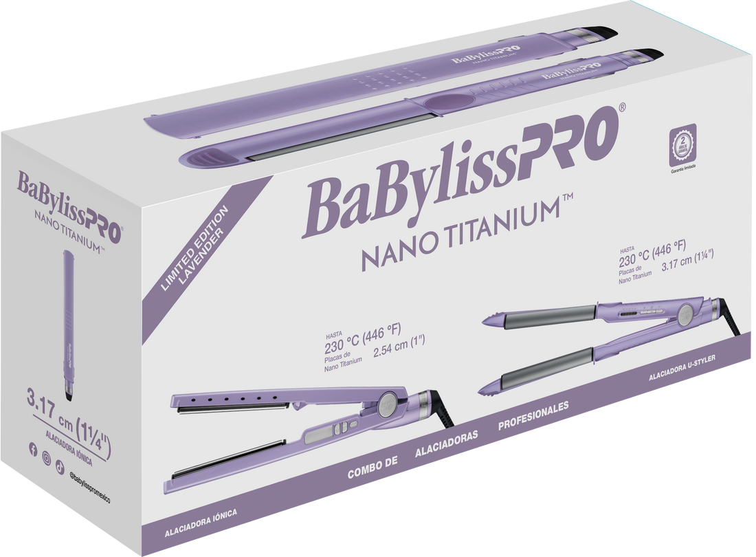 Combo BabylissPRO Edición Especial Lavender – Doble Poder Profesional para tu Cabello