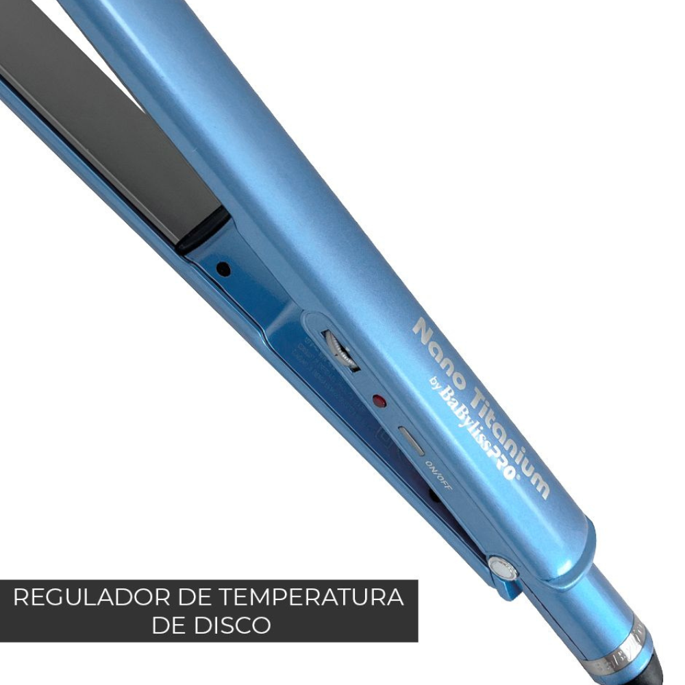 BaBylissPRO Alaciadora Nano Titanium Sol-Gel – Sedosidad Extrema y Protección Total
