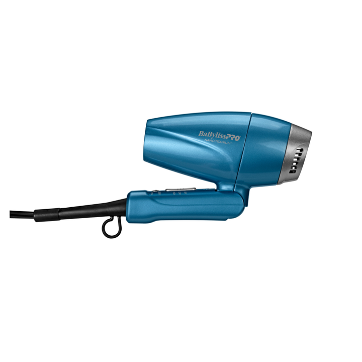 BaBylissPRO Mini Secadora de Viaje – Potencia Profesional en la Palma de tu Mano
