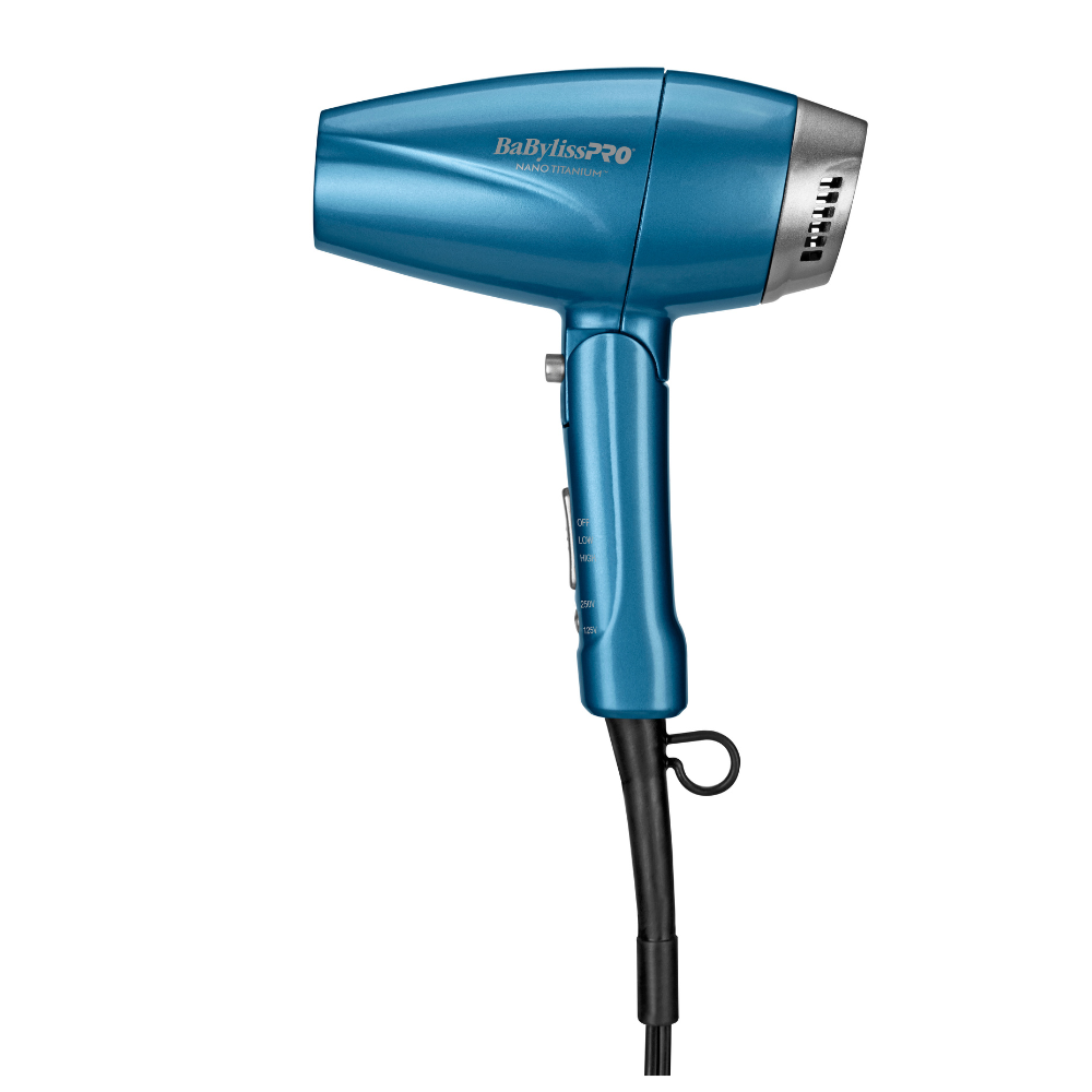 BaBylissPRO Mini Secadora de Viaje – Potencia Profesional en la Palma de tu Mano
