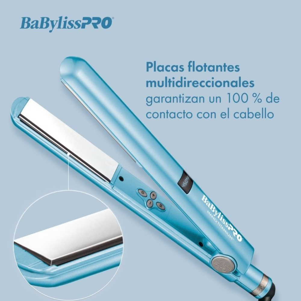 BaBylissPRO Alaciadora Nano Titanium Digital 1"
