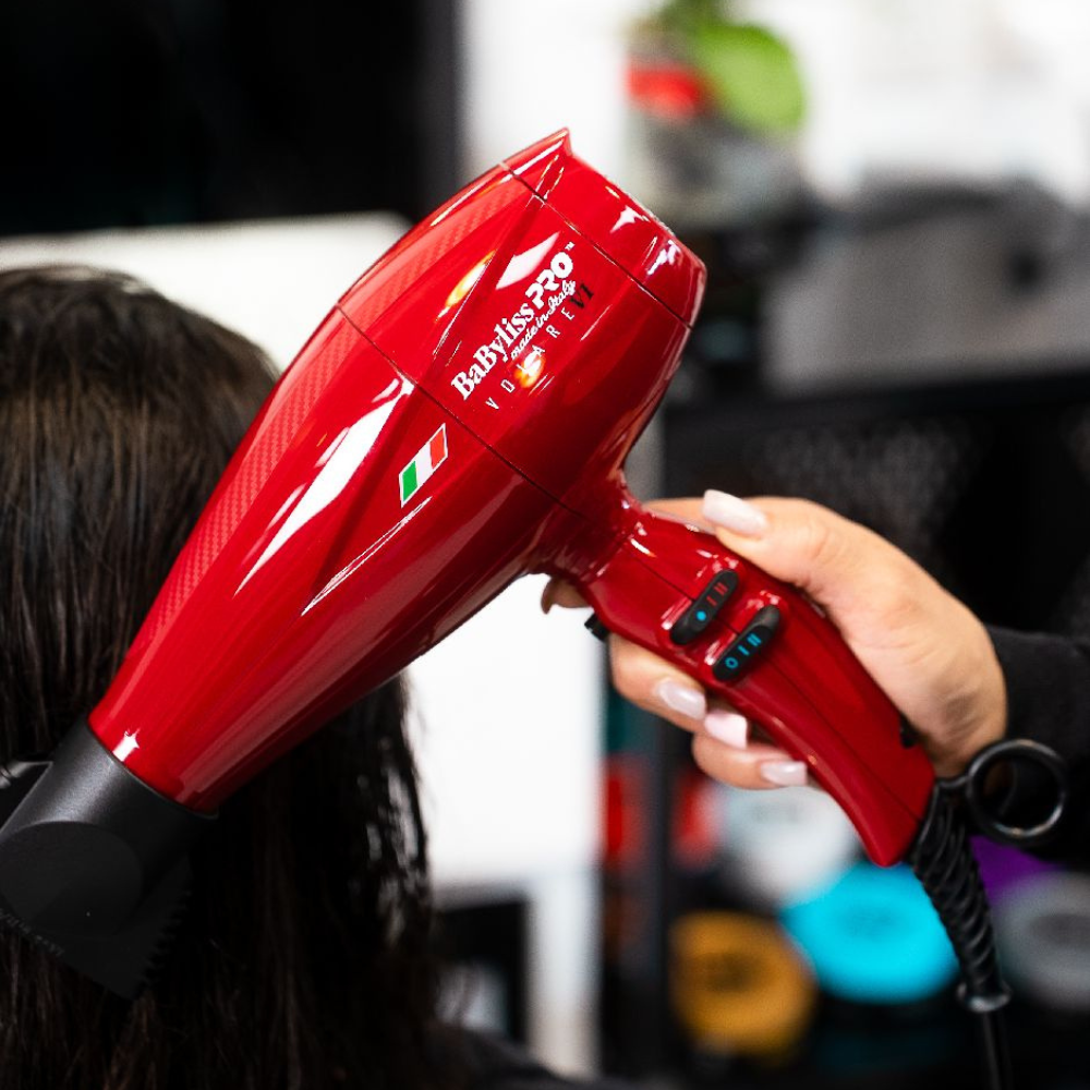 BaBylissPRO Combo Volare: Secadora 2000W+ Alaciadora 1" Nano Titanium Profesional