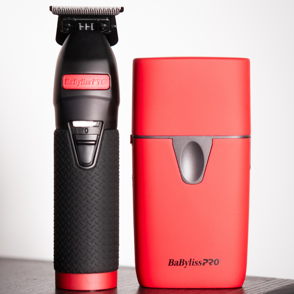BaBylissPRO Red FX+ Metal Collection: Trimmer + Shaver UV