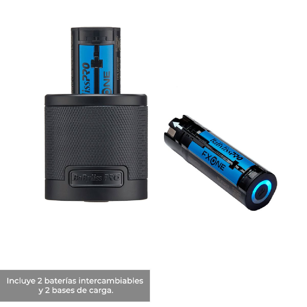 BaBylissPRO Combo FXONE Clipper + Trimmer - Color Negro Mate
