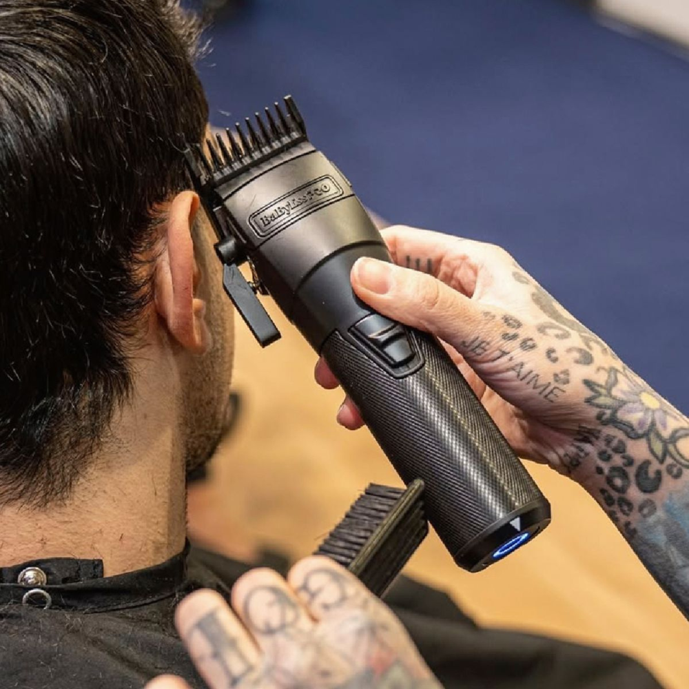 BaBylissPRO Combo FXONE Clipper + Trimmer - Color Negro Mate