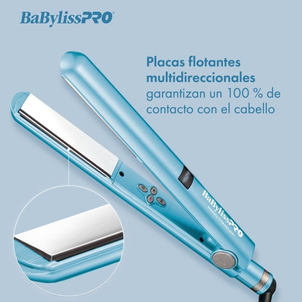 BaBylissPRO Nano Titanium Alaciadora Digital  1"