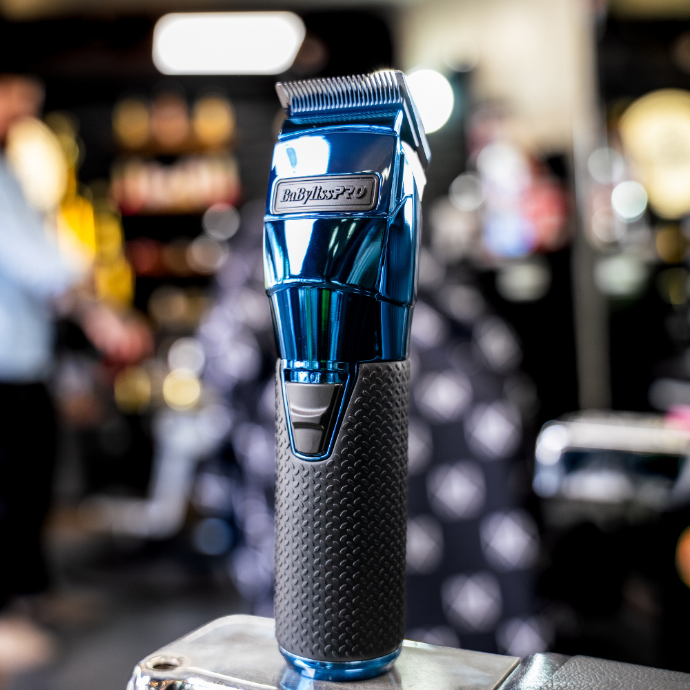 BaBylissPRO Clipper FXONE BlueFX - Color Azul Metálico con Negro