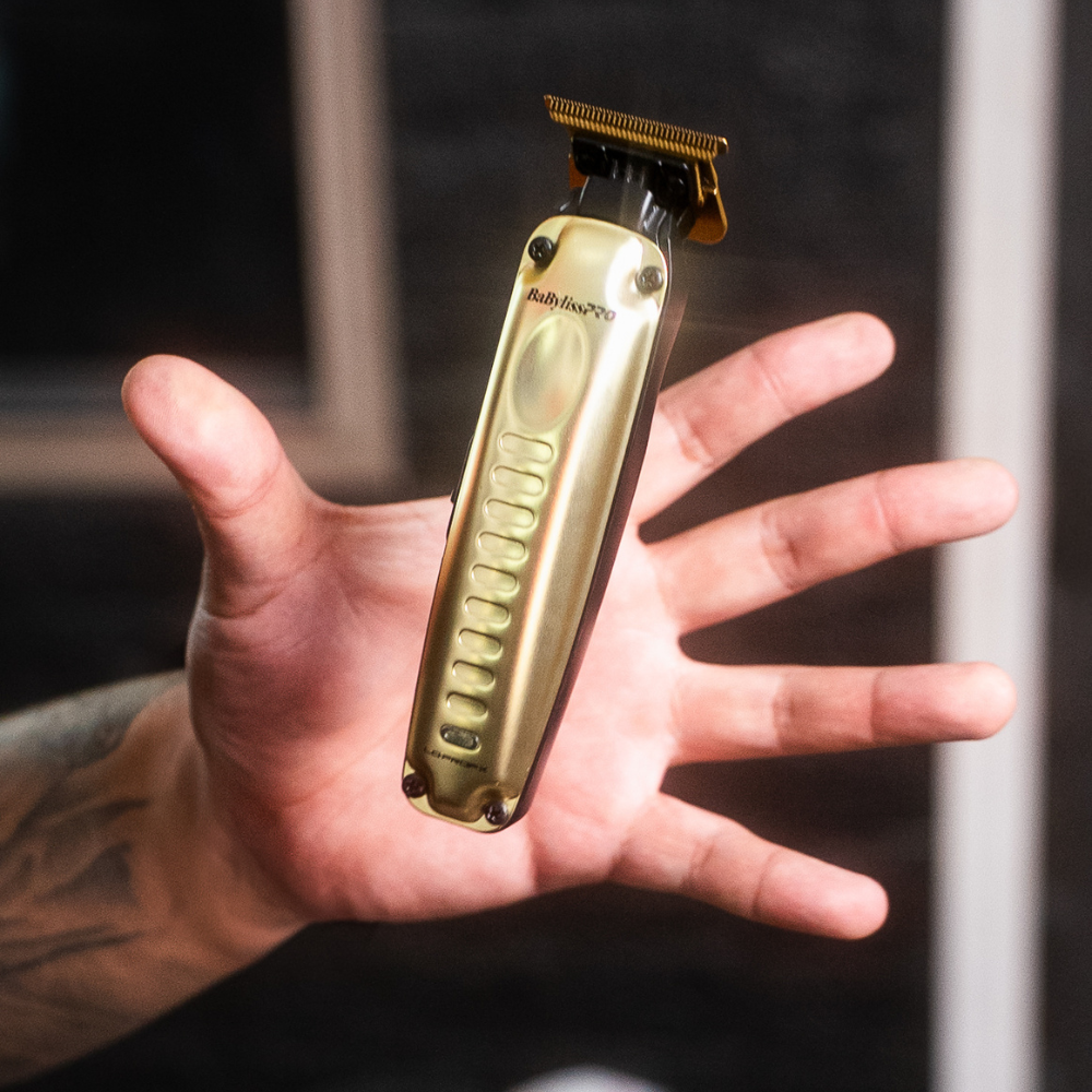 BaBylissPRO Combo Clipper + Trimmer Edición Limitada– Color Dorado