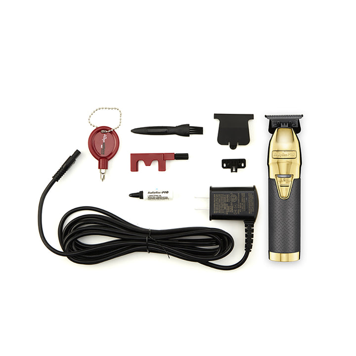 Trimmer con cuchilla 360° negro/dorado