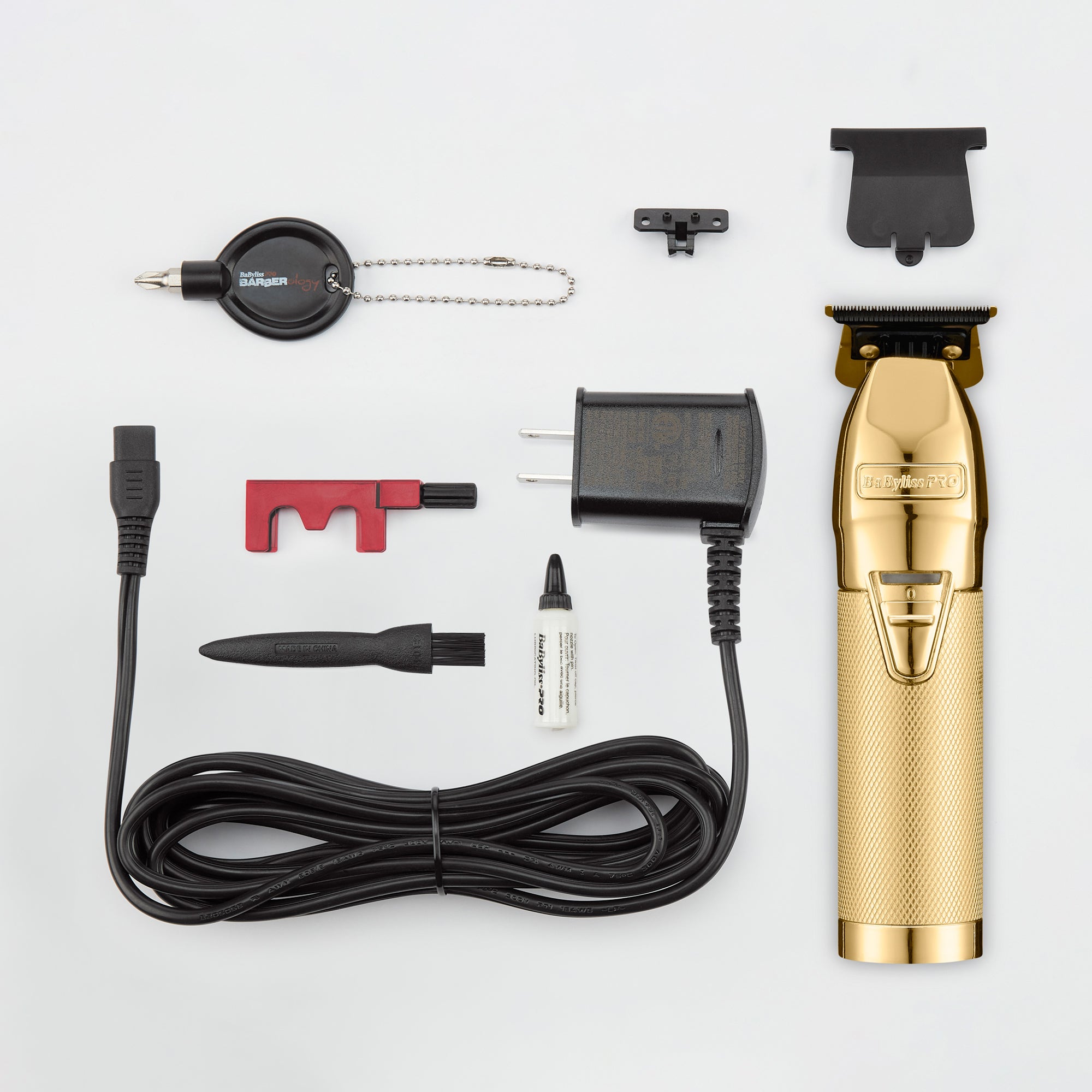 BaBylissPRO Trimmer Gold FX+ – Precisión de Élite y Visibilidad