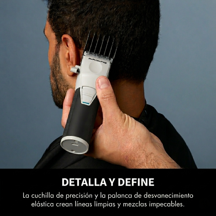 BaBylissPRO Clipper CoreFX Gris – Potencia y Control Profesional
