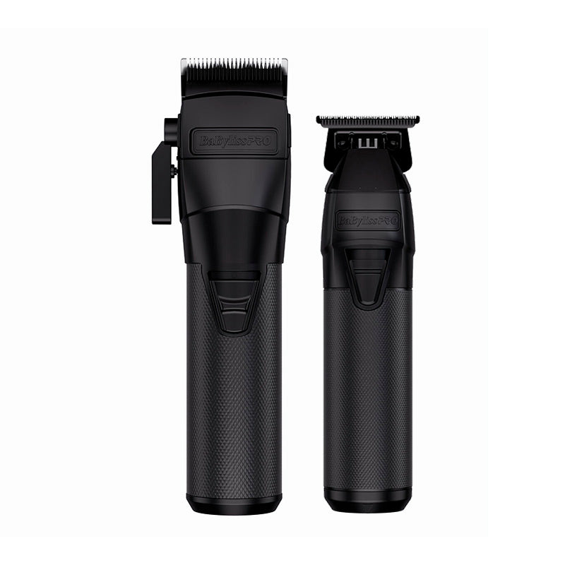 BaBylissPRO Combo FXONE Clipper + Trimmer - Color Negro Mate